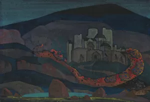 Nicholas 1874 1947 Gallery: The Doomed City, 1914. Artist: Roerich, Nicholas (1874-1947)