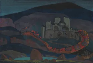 Roerich Prints: The Doomed City, 1914. Artist: Roerich, Nicholas (1874-1947)