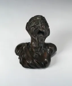 Boss Gallery: Door Boss: Bust of a Satyress, c. 1580. Creator: Unknown