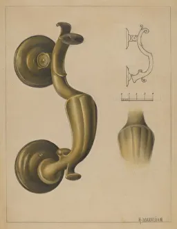 Door Knocker, c. 1936. Creator: Arsen Maralian
