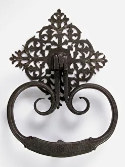 Door Knocker Prints: Door knocker, German, 15th century. Creator: Unknown