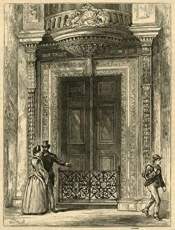 George Walter Thornbury Gallery: The Door of Saddlers Hall, 1897. Creator: Unknown
