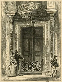 Livery Company Prints: The Door of Saddlers Hall, 1897. Creator: Unknown