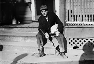 Homeless Prints: At door of Self-Master Colony, between c1910 and c1915. Creator: Bain News Service