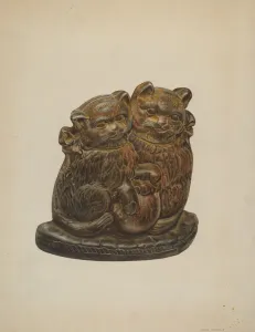 Archie Thompson Gallery: Door Stop, c. 1937. Creator: Archie Thompson