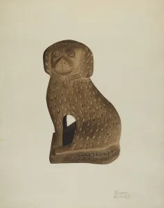 Barnett Richard Prints: Door Stop, c. 1939. Creator: Richard Barnett