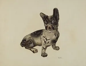 Door Stop, c. 1939. Creator: Winifred Luten