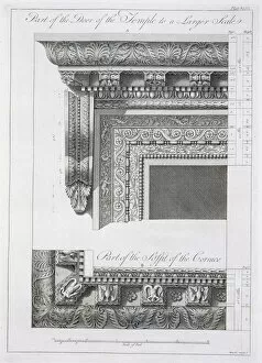 Propoganda Gallery: Part of the door of the temple, pub. 1764. Creator: Robert Adam (1728-92)