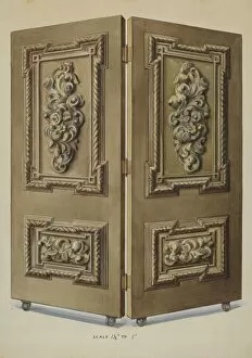 Door Collection: Doors, c. 1936. Creator: Alfred Koehn