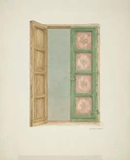 Doors, c. 1939. Creator: Edward Jewett