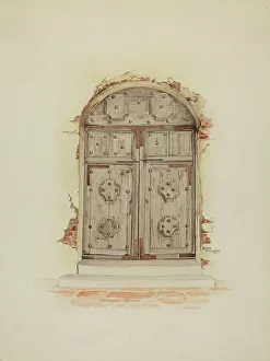 Doorway, 1937. Creator: Dayton Brown