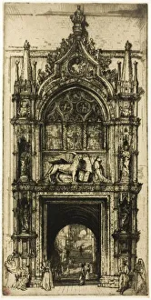 Maclaughlan Donald Shaw Prints: Doorway of the Doges, Venice, 1909. Creator: Donald Shaw MacLaughlan