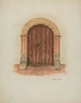 Doorway Collection: Doorway and Doors, 1938. Creator: R.J. De Freitas