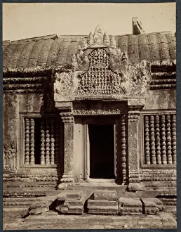 Unidentified Photographer Prints: Doorway Through an Inner Enclosure, Angkor Wat, Cambodia, c