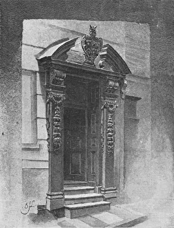 Ward Downey Prints: Doorway, Painter Stainers Hall, 1890