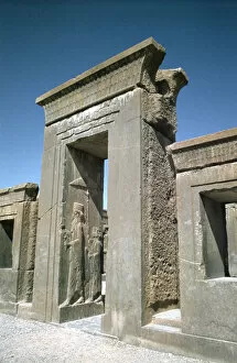 Achaemenian Gallery: Doorway of the Palace of Darius, Persepolis, Iran