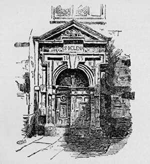 Ward And Downey Gallery: Doorway, St. Helen s, 1890