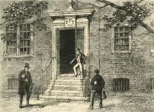 Holborn Prints: Doorway in Staples Inn, c1872. Creator: Unknown