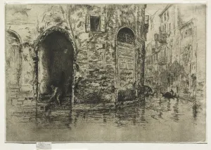 1834 1903 Prints: Two Doorways, 1880. Creator: James McNeill Whistler (American, 1834-1903)