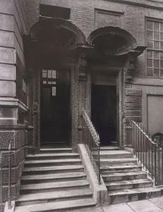 Henry Dixon Prints: Doorways at Laurence Pountney Hill, London, 1884. Artist: Henry Dixon