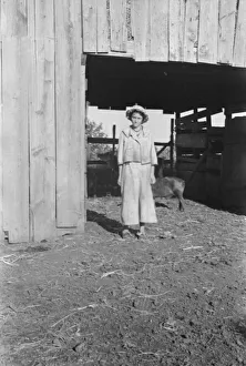 Pigs Prints: Dora Mae Tengle, sharecroppers daughter, Hale County, Alabama, 1936. Creator: Walker Evans
