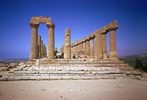 The doric temple of Hera at Agrigento, 5th century BC