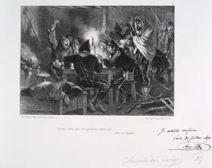 Dormez donc, avec des gaillards comme ca!, Siege of Paris, 1870-1871 (1871). Artist: Auguste Bry Dormez donc, avec des gaillards comme ca!, Siege of Paris, 1870-1871 (1871). Artist: Auguste Bry