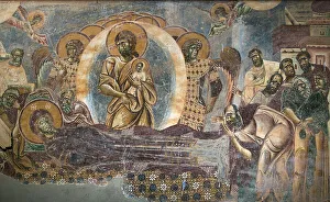 Assunta Prints: The Dormition of the Virgin, 12th century. Creator: Byzantine Master ()