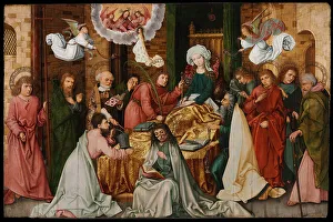 Assunta Prints: The Dormition of the Virgin. Artist: Holbein, Hans, the Elder (1465-1524)
