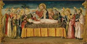 Assumption Of The Blessed Virgin Collection: The Dormition of the Virgin. Artist: Neri di Bicci (1418-1492)