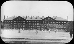 Dormitory Prints: Dormitory Building, Harvard University