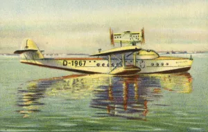 Euge Prints: Dornier Dos flying boat, 1932. Creator: Unknown