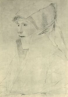 Swiss Gallery: Dorothea Kannengiesser, 1525-1526, (1943). Creator: Hans Holbein the Younger
