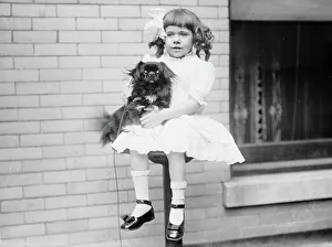 Lapdog Prints: Dorothy Lulow & Sing Bell, between c1910 and c1915. Creator: Bain News Service