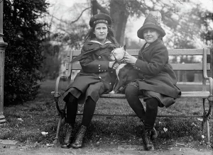 Park Bench Prints: Dorothy Nagel, Daughter of Charles Nagel