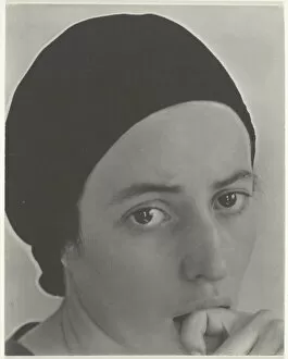 Anxious Collection: Dorothy Norman, c. 1931. Creator: Alfred Stieglitz