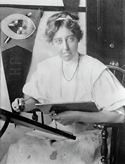 Pennants Prints: Dorothy R. Blair, Harvard Medical, 1913