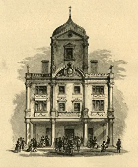 The Dorset Gardens Theatre, Whitefriars, (1897). Creator: Unknown