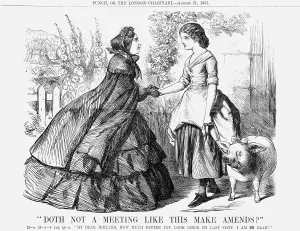 Hollyhock Prints: Doth Not a Meeting Like This Make Amends?, 1861