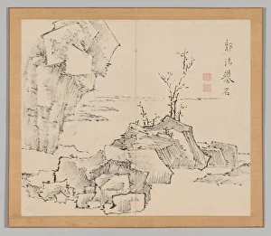 Double Album of Landscape Studies after Ikeno Taiga, Volume 1 (leaf 23), 18th century