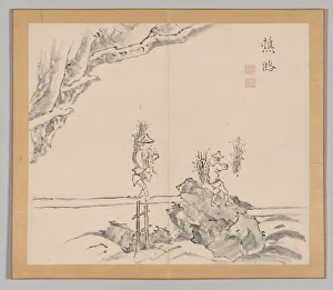 Double Album of Landscape Studies after Ikeno Taiga, Volume 1 (leaf 32), 18th century