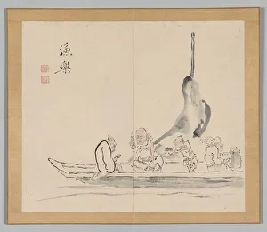Double Album of Landscape Studies after Ikeno Taiga, Volume 2 (leaf 28), 18th century