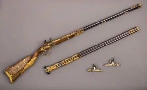 Lock Prints: Double-Barreled Flintlock Shotgun with Exchangeable Percussion Locks and Barrels