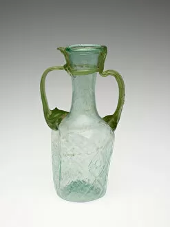 Eastern Mediterranean Gallery: Double-Handled Bottle, 6th century. Creator: Unknown