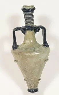Palestine Collection: Double-Handled Flask, 4th century. Creator: Unknown