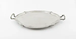 Double-handled Footed Tray, Germany, c. 1785. Creator: Johann Friedrich Seybold