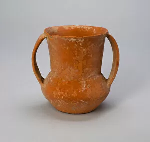 Prehistoric Gallery: Double-Handled Jar, Neolithic period, Qijia culture, c. 2000 B.C. Creator: Unknown