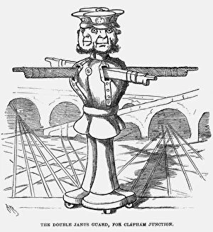 Charles Herny Collection: The Double Janus Guard, for Clapham Junction, 1865. Artist: Charles Henry Bennett