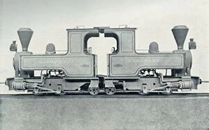 A Double Locomotive, 1922. Creator: Unknown
