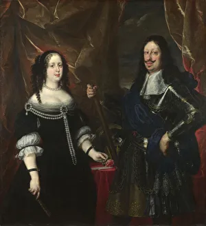 Double Portrait of the Grand Duke Ferdinand II of Tuscany and his Wife Vittoria della Rovere, 1660s. Artist: Sustermans, Justus (Giusto) (1597-1681)